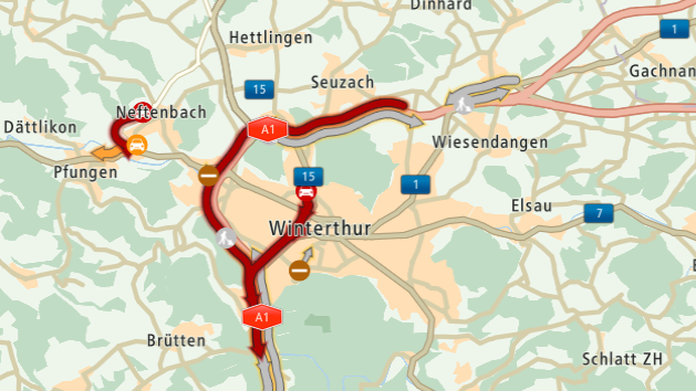 13 Kilometer Stau auf der A1