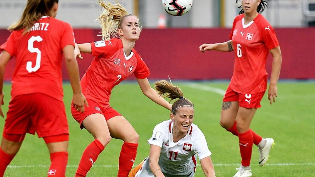 Mit einem 0:0 gegen Polen verpassten die Schweizerinnen die direkte Qualifikation für die WM 2019 in Frankreich