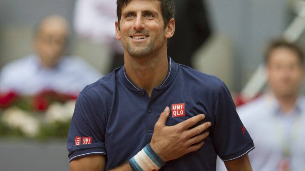 Novak Djokovic steht nach der Aufgabe von Kei Nishikori kampflos im Halbfinal