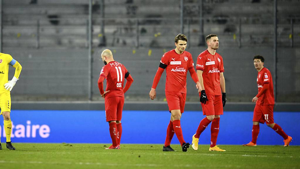 Ratlosigkeit beim FC Vaduz: Der Aufsteiger steht in der Super League nicht nur wegen Corona ziemlich alleine da.