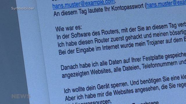 Fake-Sextortion erbeuten 350'000 Franken