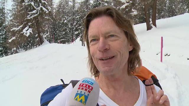 Schwitzen für die Ski-Stars: Fans ausser Puste