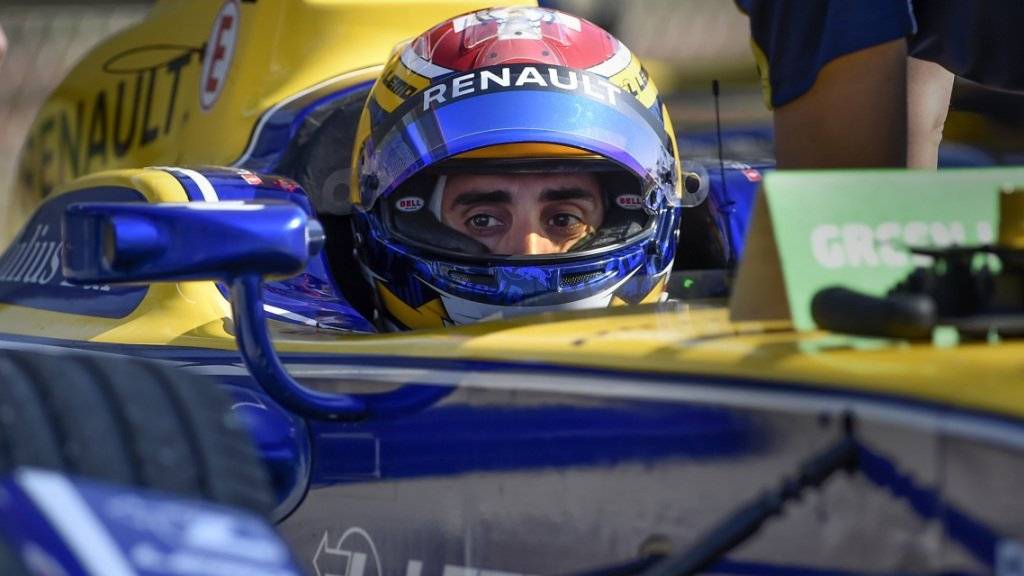 Sébastien Buemi im Cockpit des Renault e.dams