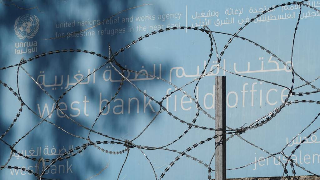 ARCHIV - Die Außenstelle des Hilfswerks der Vereinten Nationen für Palästinaflüchtlinge im Nahen Osten (UNRWA) im Westjordanland und in Jerusalem. Foto: Nir Alon/ZUMA Press Wire/dpa/Archivbild
