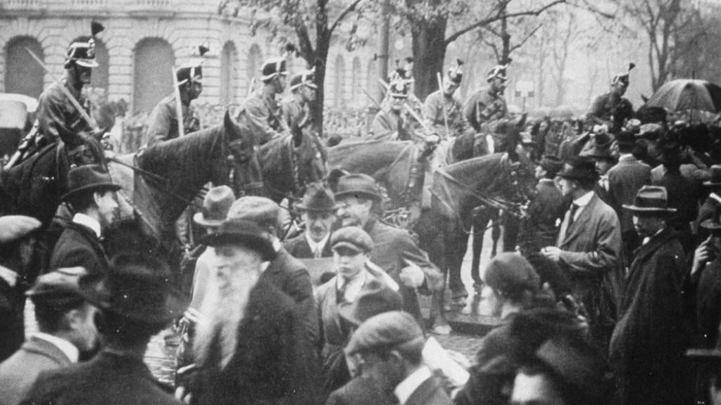 Vor hundert Jahren, am 12. November 1918, hatte in der Schweiz der Landesstreik begonnen. Am Samstag fand dazu in Olten SO eine Jubiläumsveranstaltung statt. (Archivbild)