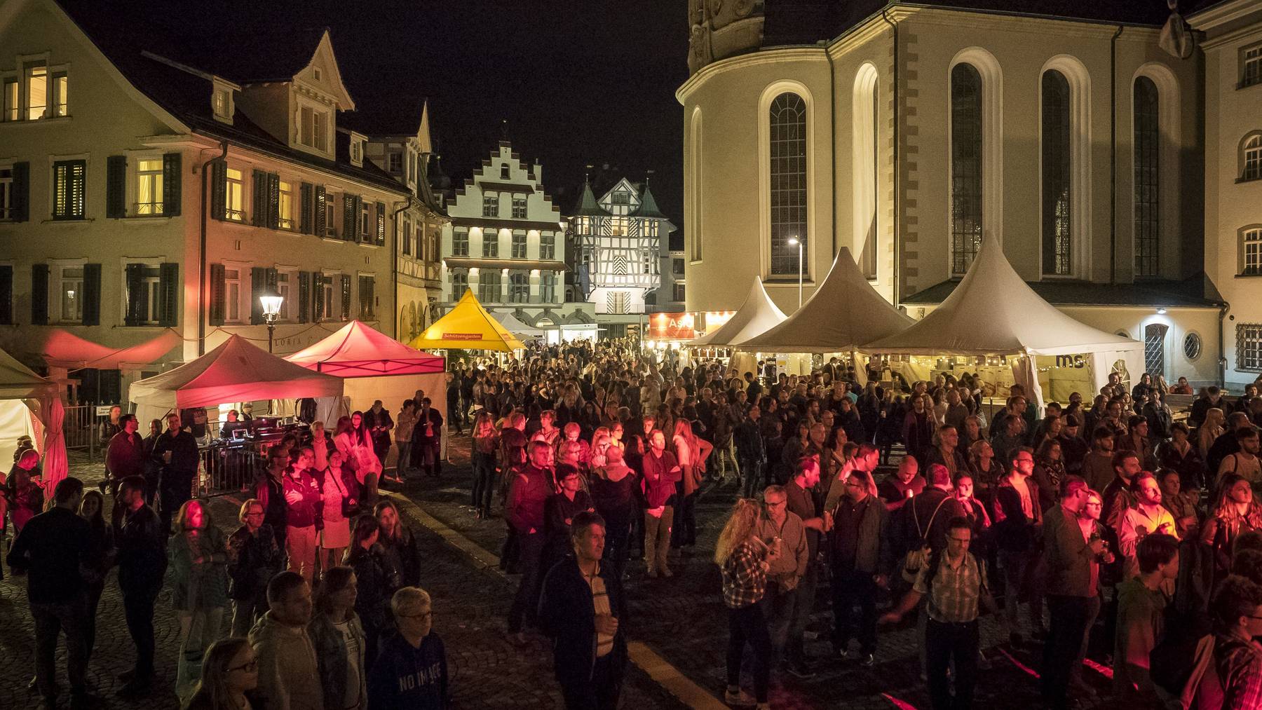 Am St.Galler Fest trifft sich die ganze Region (Bild: Tagblatt/Hanspeter Schiess)