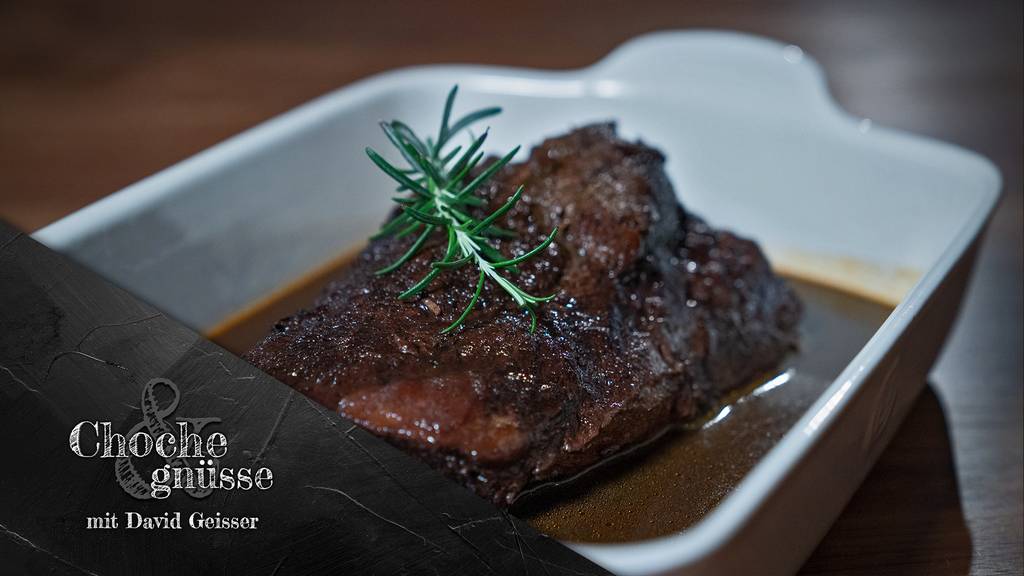 Choche & gnüsse mit David Geisser, Brasato al Barbera