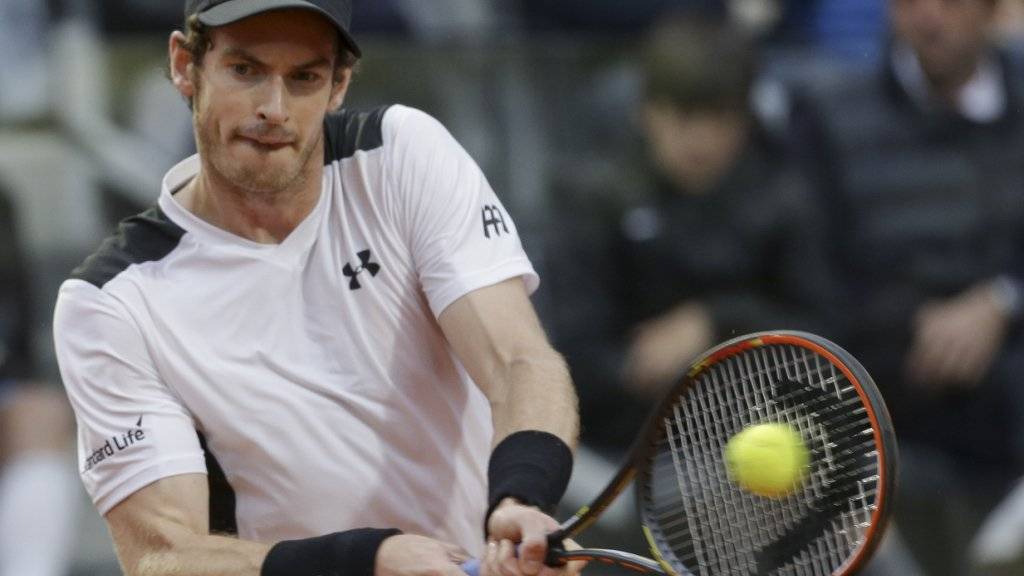 Andy Murray schlägt im Final von Rom an seinem 29. Geburtstag Titelverteidiger Novak Djokovic