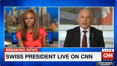 «I can nothing say» - Ueli Maurer mit holprigem CNN-Interview