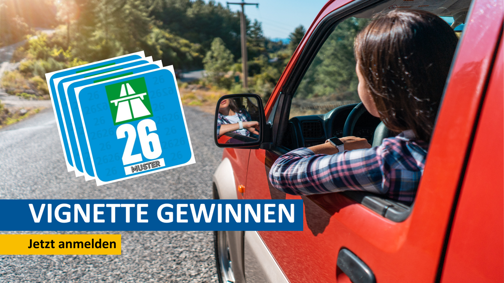 Hol dir die Autobahnvignette 2026