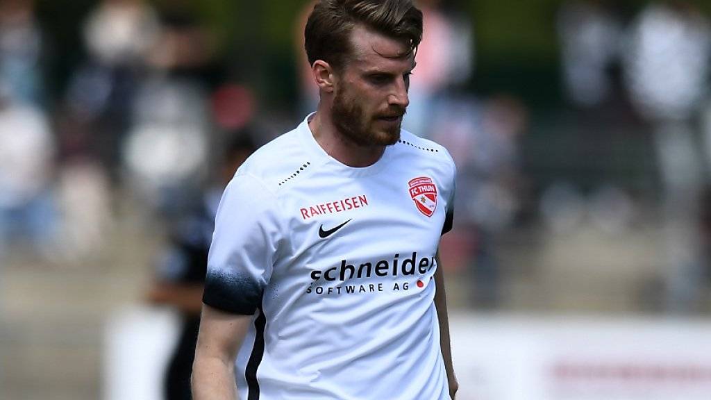 Thuns Verteidiger Nicolas Schindelholz verletzt sich beim 2:1-Sieg gegen den FC St. Gallen