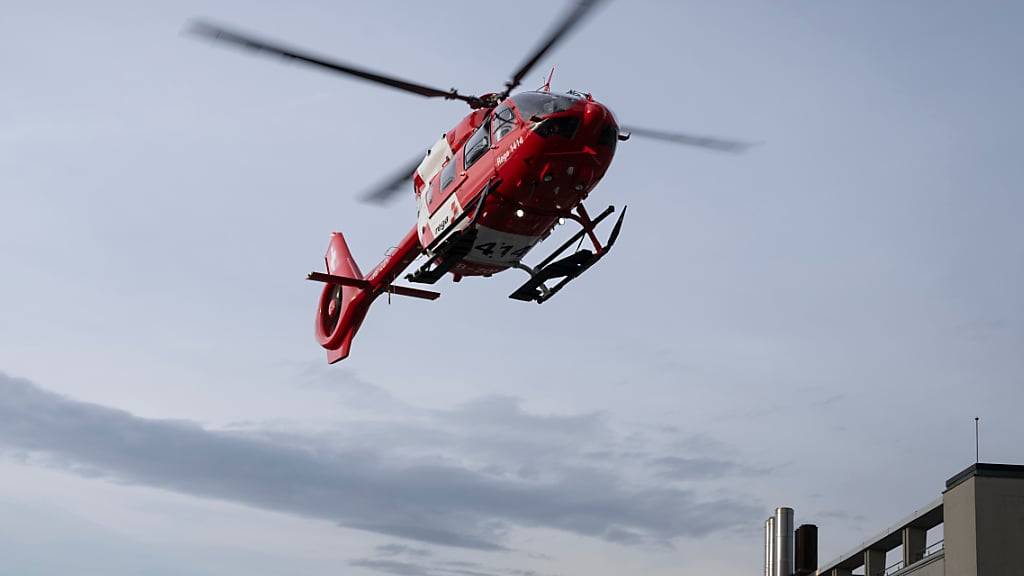 Das Mädchen wurde nach dem Hundebiss ins Gesicht mit einem Helikopter ins Spital geflogen. (Archivbild)