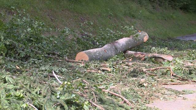 Starkes Gewitter im Tessin