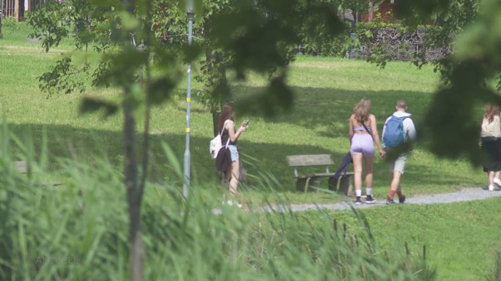 Verbotstafeln gegen Touristen in Lungern