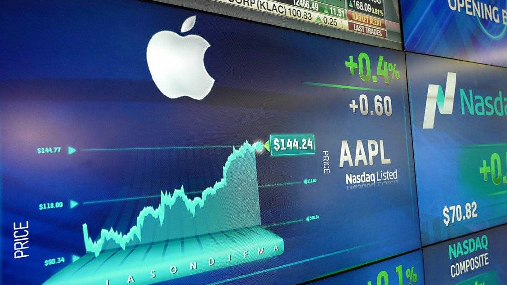 Apple knackt an der Börse einen weiteren Rekord und ist jetzt 800 Milliarden Dollar wert. (Archivbild)