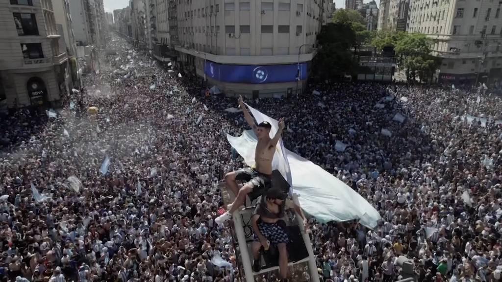 Hunderttausende feiern den WM-Titel Argentiniens