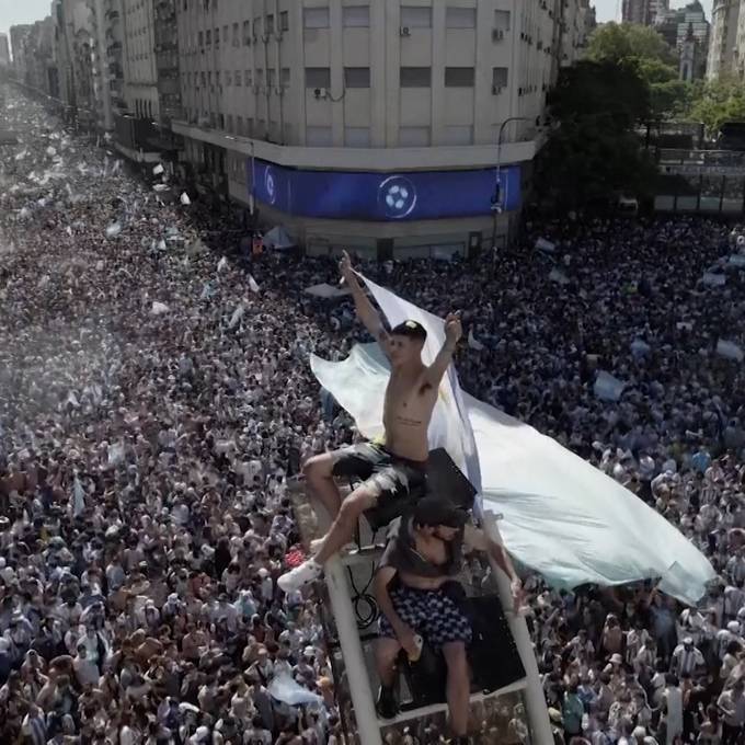 Hunderttausende feiern den WM-Titel Argentiniens