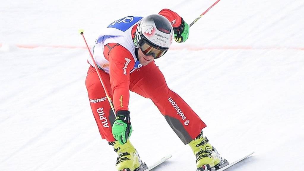 Der Schweizer Skicrosser Armin Niederer gewinnt in Watles sein drittes Weltcuprennen