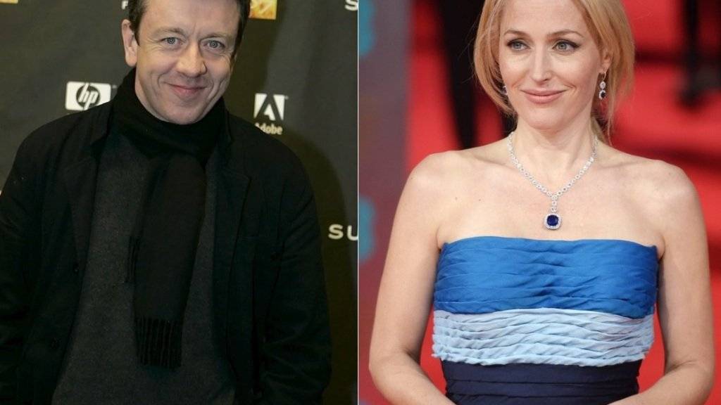 Schauspielerin Gillian Anderson («Akte X», «Sister») ist jetzt mit dem Drehbuchautor Peter Morgan («The Queen») zusammen. (Archivbilder)