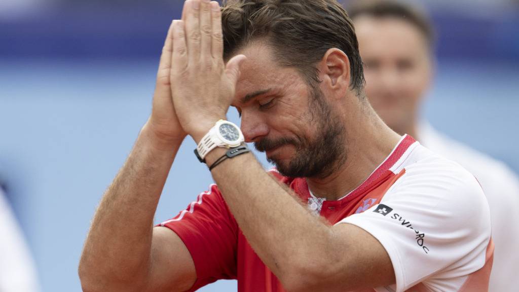Grosse Emotionen: Am Dienstagabend verabschiedete sich Stan Wawrinka von den Fans in Gstaad
