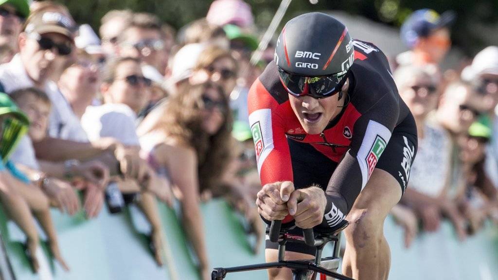 Stefan Küng tritt heute als einer der Favoriten auf den Sieg im Zeitfahren der Tour de Suisse an