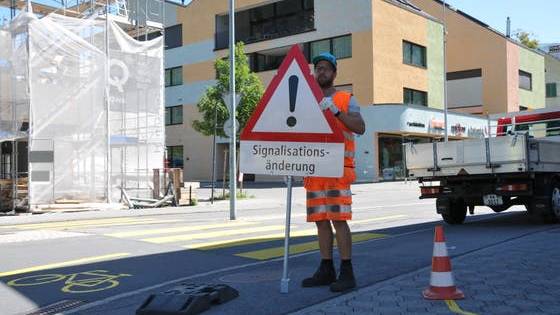 Einbahnverkehr in Stans gilt bereits nicht mehr