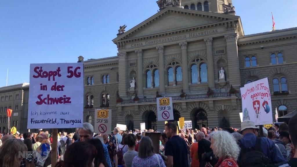 5G-Demo auf dem Bundesplatz