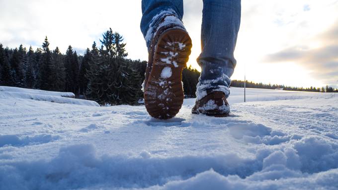 Hälfte der im Winter verunfallten Spaziergänger fällt bei der Arbeit aus 