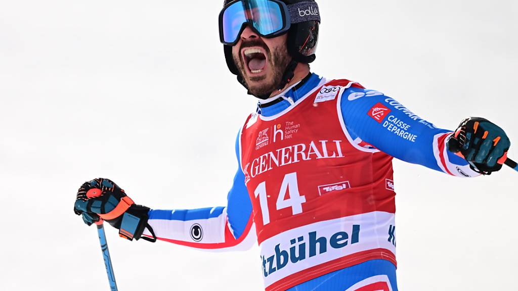 In seinem Erfolgslauf abrupt gestoppt: der französische Speed-Spezialist Cyprien Sarrazin