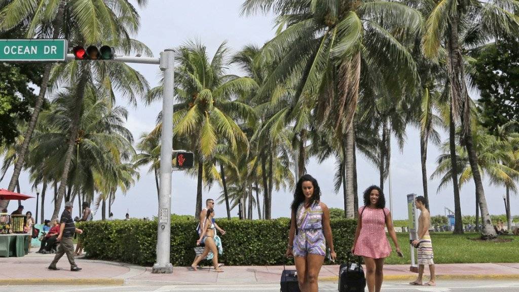 Sperrgebiet für Schwangere: Vor der Reise nach Miami Beach wird gewarnt, nachdem dort Mücken mit dem Zika-Virus entdeckt wurden.