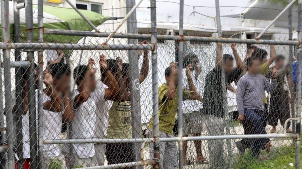 Australien schliesst sein Internierungslager für Flüchtlinge auf Papua-Neuguinea - jedoch nicht freiwillig. (Archiv)