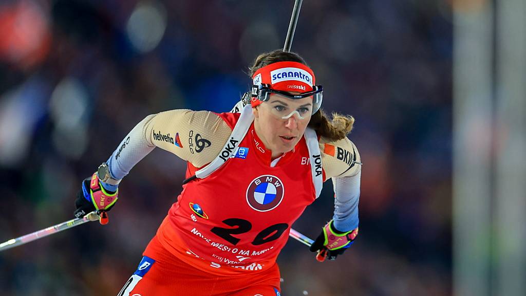 Zum siebten Mal in dieser Weltcupsaison in den Top 5: Biathletin Lena Häcki-Gross