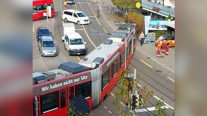 Tram im Weissenbühl entgleist – Verkehr läuft wieder
