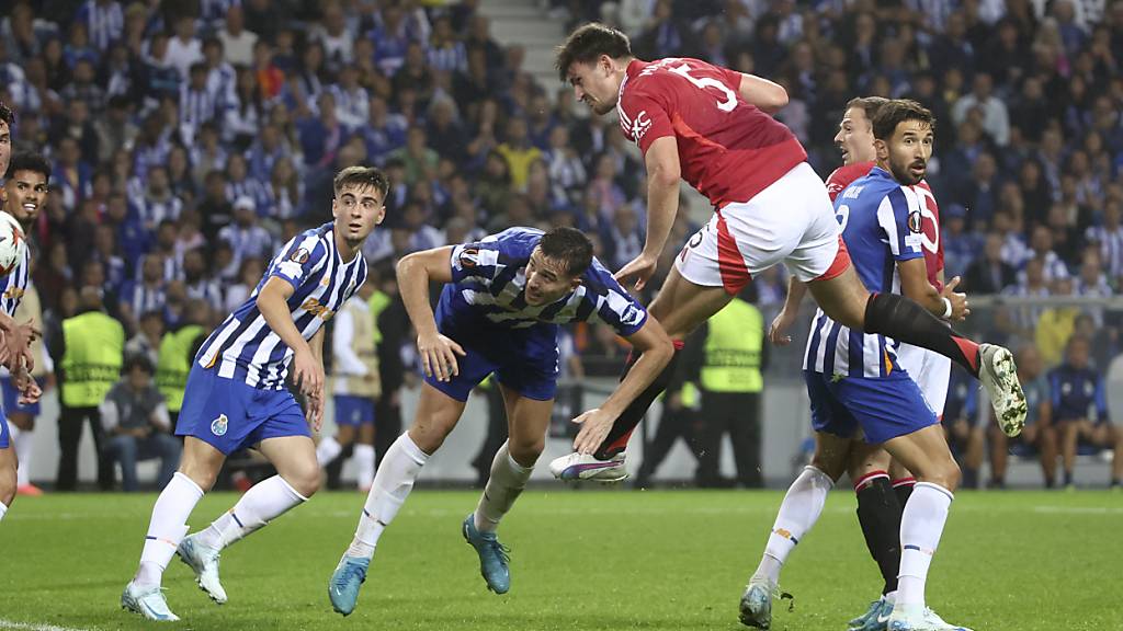 Harry Maguire rettet Manchester United in Porto in der Nachspielzeit einen Punkt