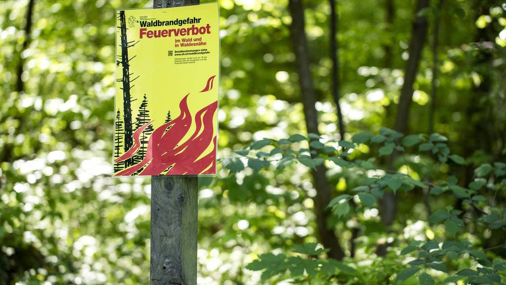 In vielen Schweizer Wäldern bleiben Feuer verboten.