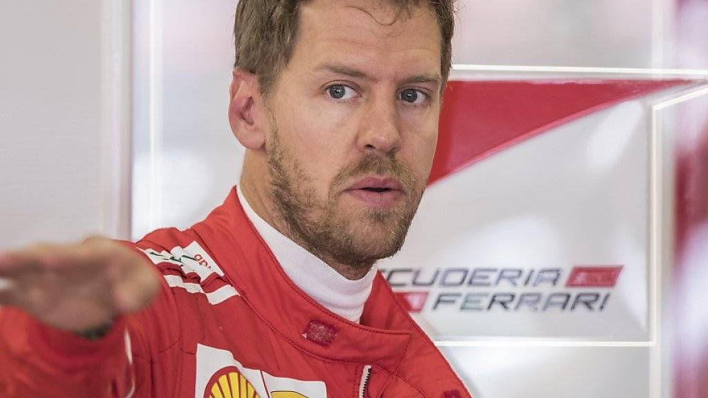 Sebastian Vettel startet als Ferrari-Fahrer zum zweiten Mal aus der Pole-Position
