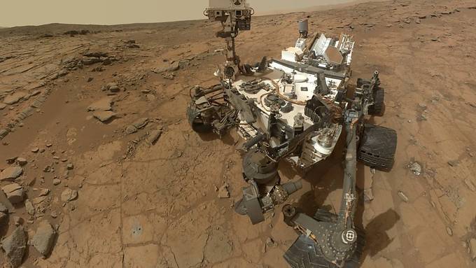 Marsrover «Curiosity» sucht sich Laser-Ziele jetzt selbst aus