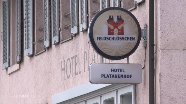 Brand im Fricktaler Hotel Platanenhof