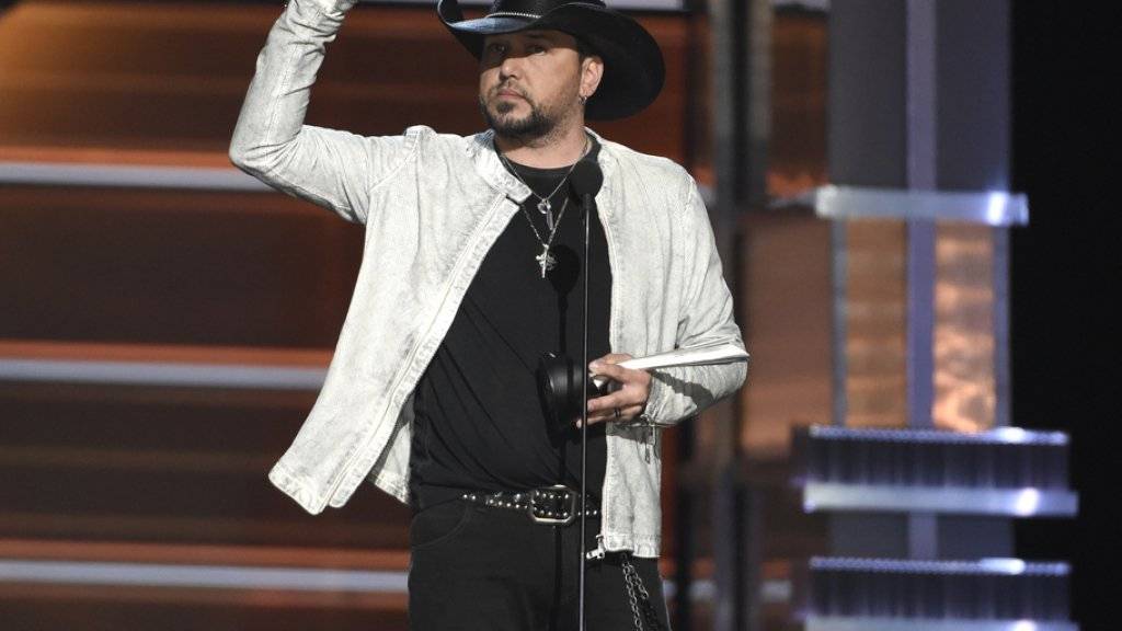 Jason Aldean hat am 15. April 2018 in Las Vegas bei der Verleihung der Country Music Awards den Spitzenpreis «Entertainer des Jahres» gewonnen. (Archiv)