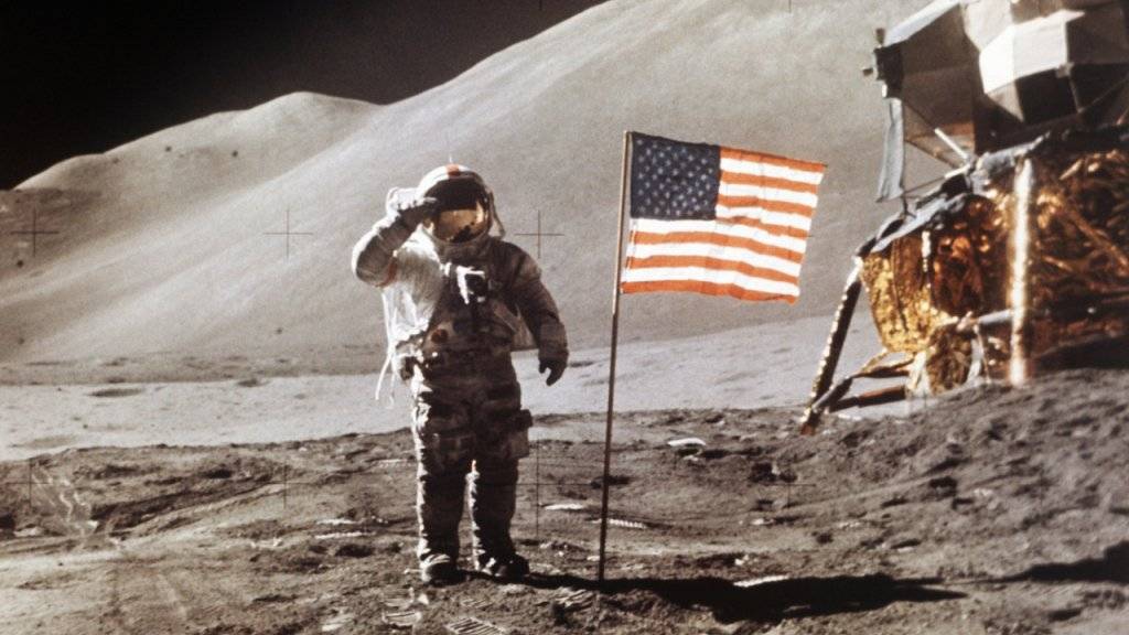 Zuletzt waren Menschen 1972 auf dem Mond gelandet. (Archivbild)