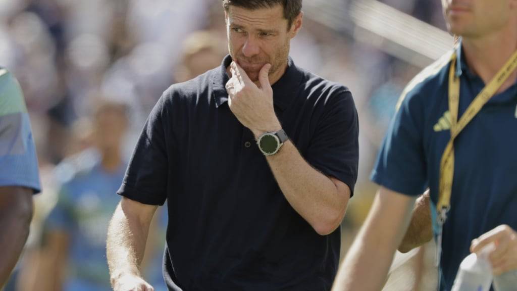 Real Madrids neuer Trainer Xabi Alonso sah bei der 0:4-Niederlage im Halbfinal gegen PSG vieles, das ihm nicht gefiel