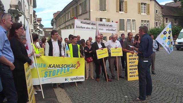 Solothurn gegen Postschliessung