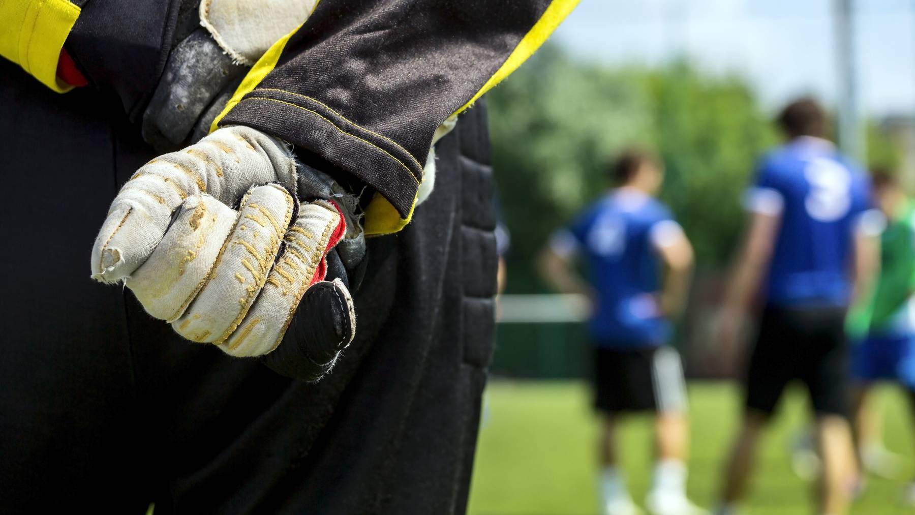 Fussball Goalie Symbolbild