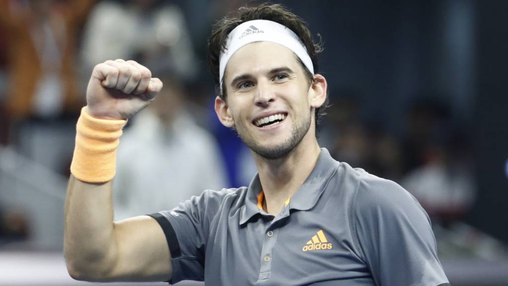 Im Hoch und gegen Federer immer gefährlich: der Österreicher Dominic Thiem