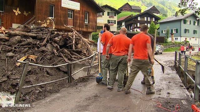 Unwetter in der Ostschweiz