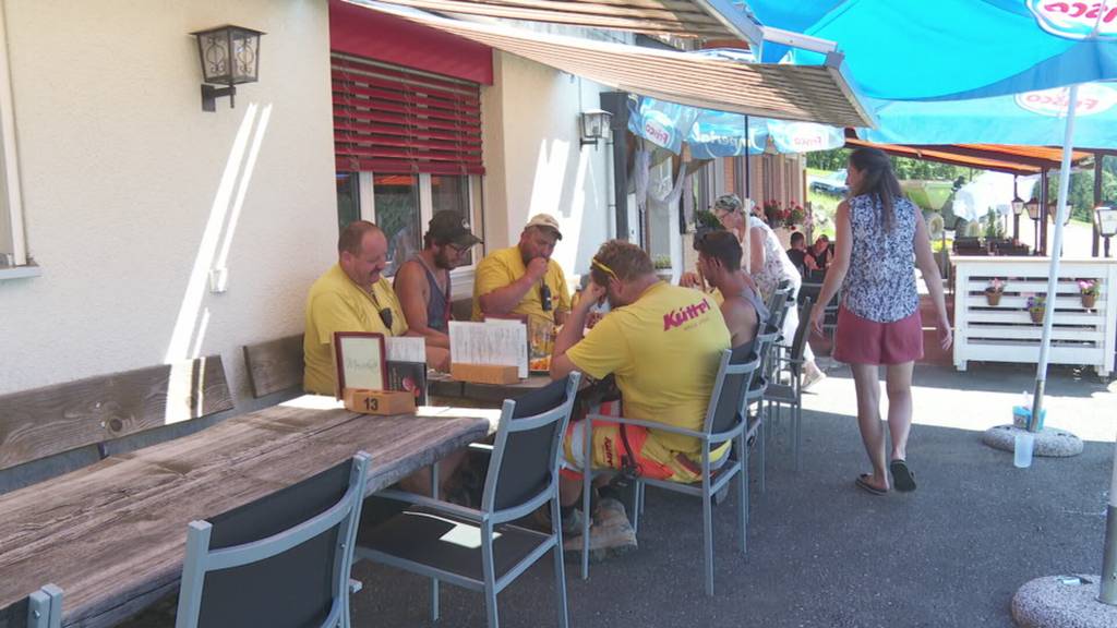 Restaurant Hinterbergen nach Hangrutsch wieder offen