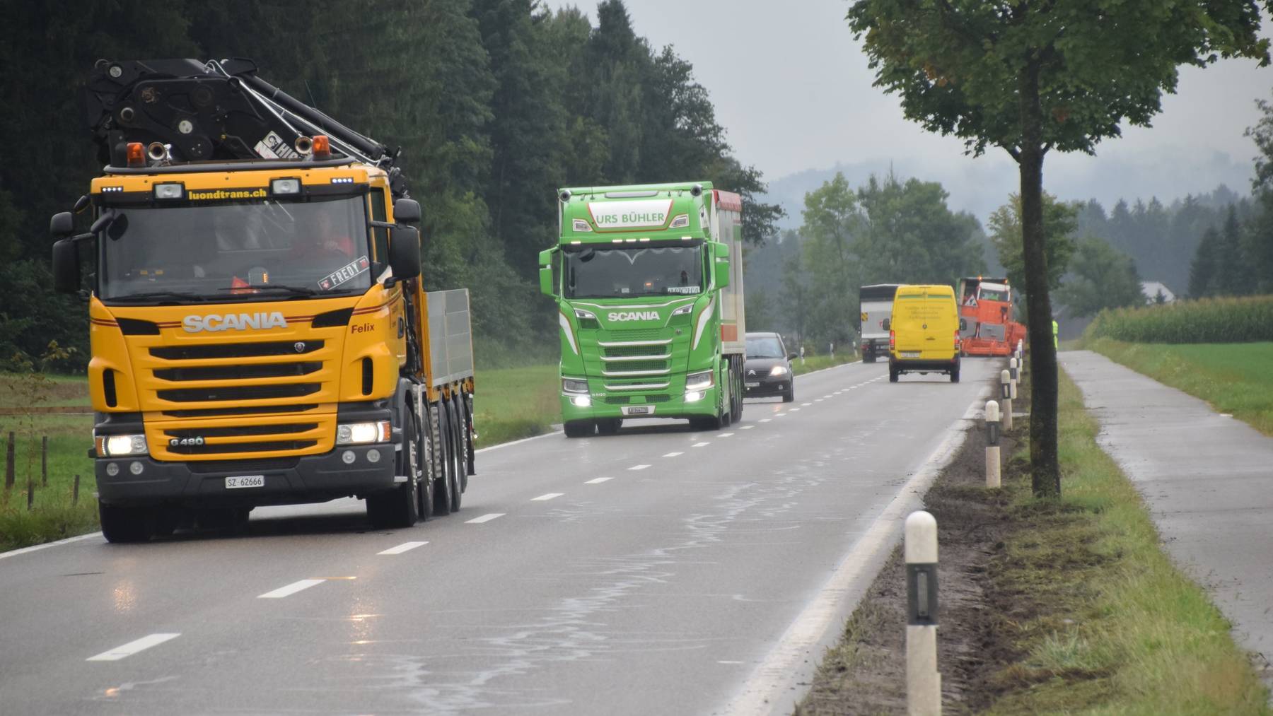 Für eine Vielzahl der Lastwagenfahrten werden die LSVA-Beiträge in Zukunft höher ausfallen. (Symbolbild)