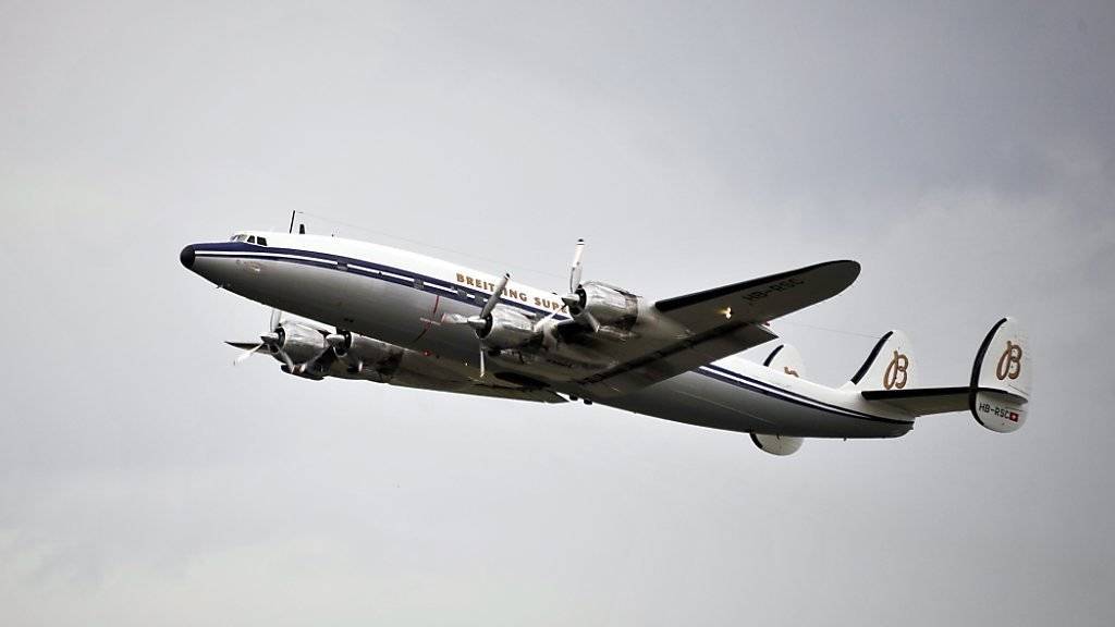 Die legendäre «Super Connie» kommt ins Glarnerland: Das historische Passagierflugzeug zählt zu den Stars am grossen Flugmeeting in Mollis. (Archivbild)