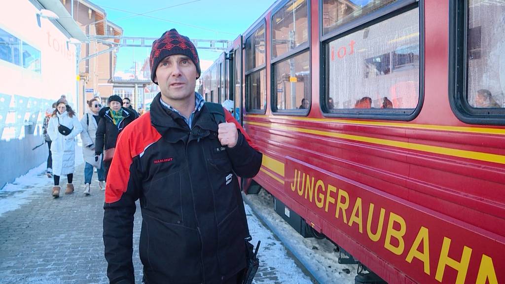 Roman Glanzmann: Zugbegleiter am Jungfraujoch