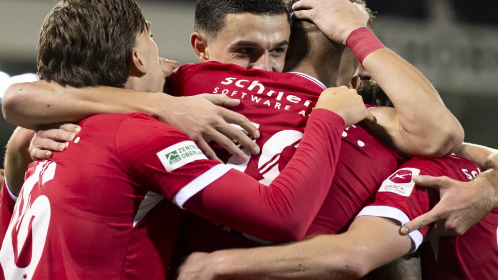 Die Spieler des FC Thun wollen nach zwei Niederlagen wieder jubeln